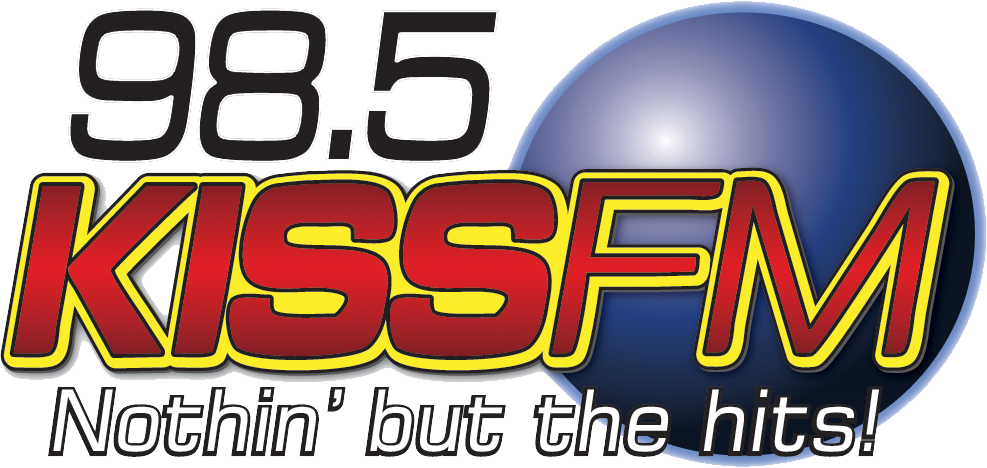 985 Kiss logo white stroke